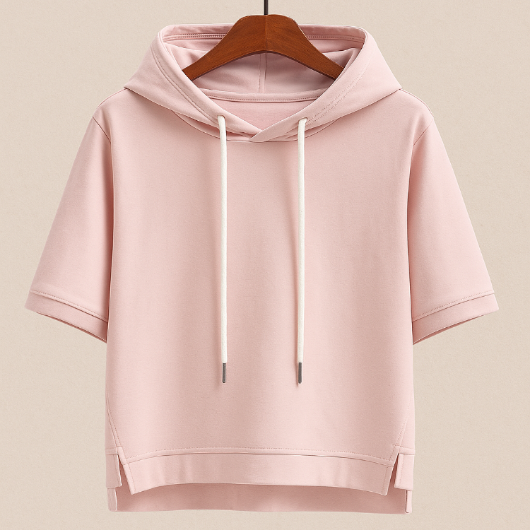 Alison - Short Sleeve Hoodie