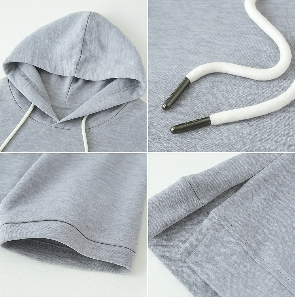 Alison - Short Sleeve Hoodie