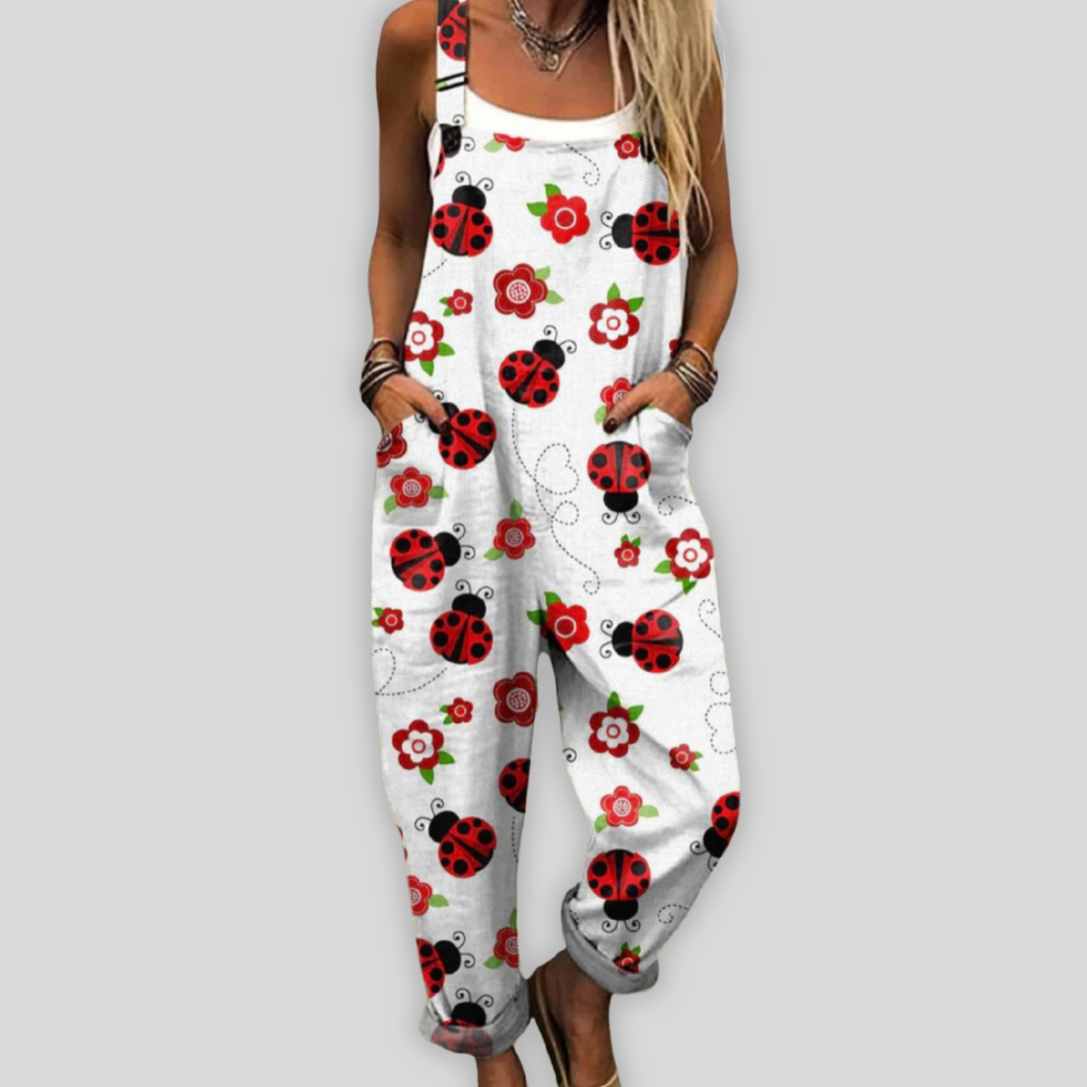 Zazalou™ - Chic jumpsuit – nyckelpigantryck