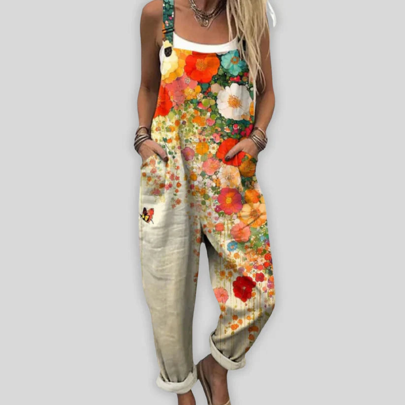 Zazalou™ - Elegant blommig jumpsuit
