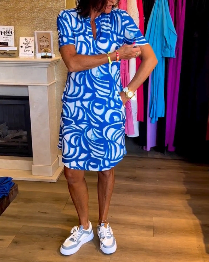 Bea™ | Klänning med korta ärmar