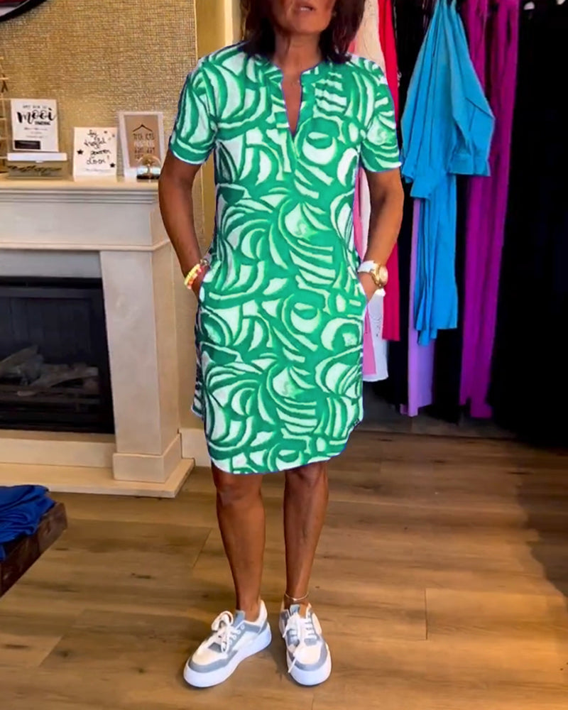 Bea™ | Klänning med korta ärmar