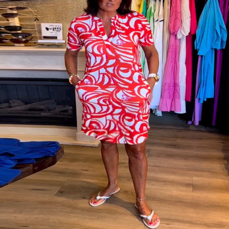 Bea™ | Klänning med korta ärmar