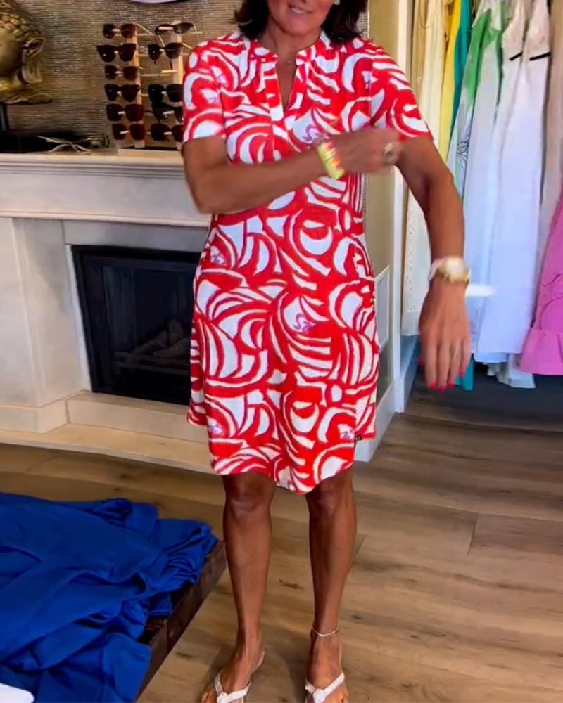 Bea™ | Klänning med korta ärmar