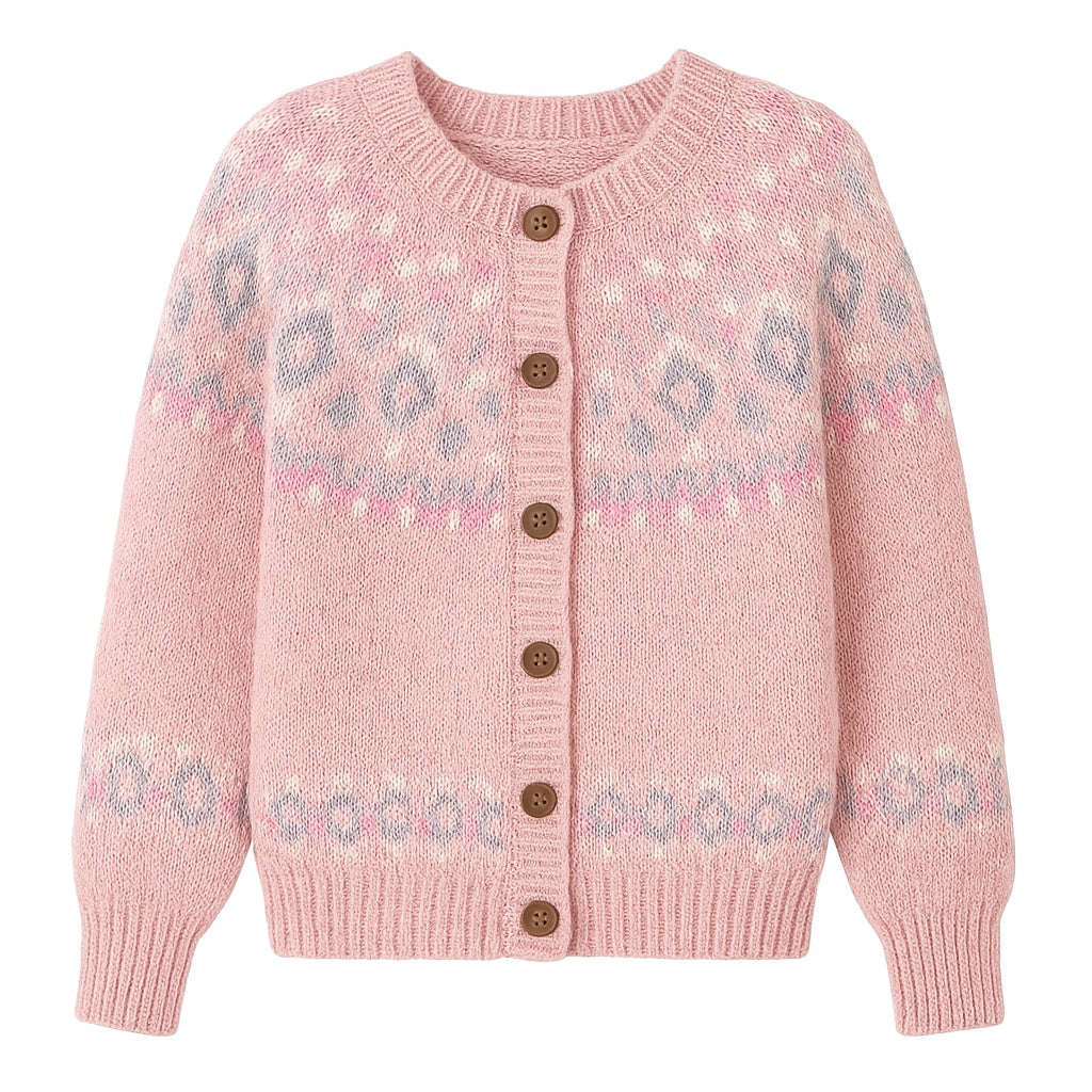 Sophie | Rosa väst med print