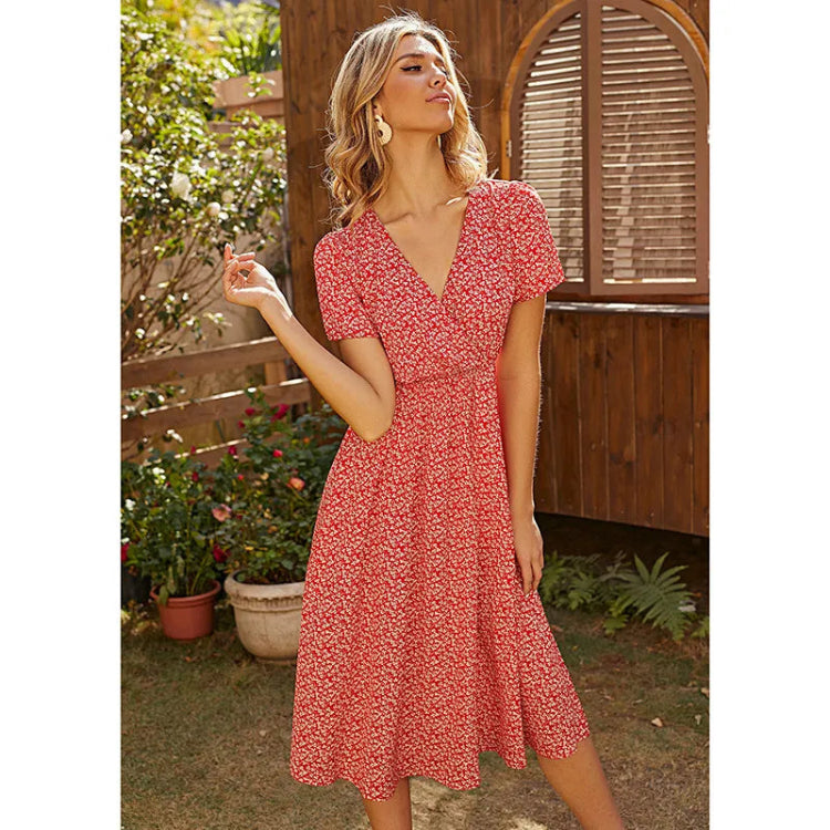 Lisa™ | Prickig sommarklänning