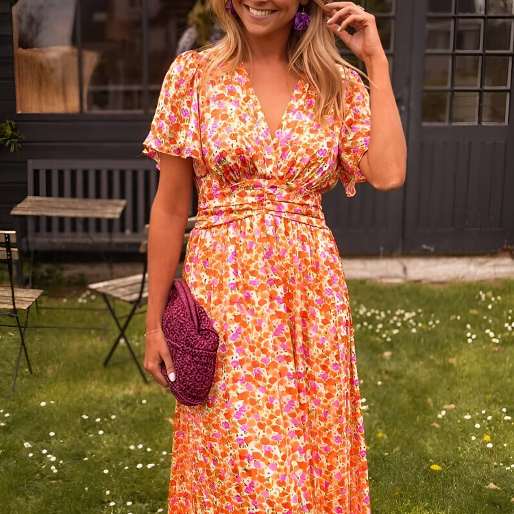 Felicia™ | Elegante Maxi-jurk med V-hals