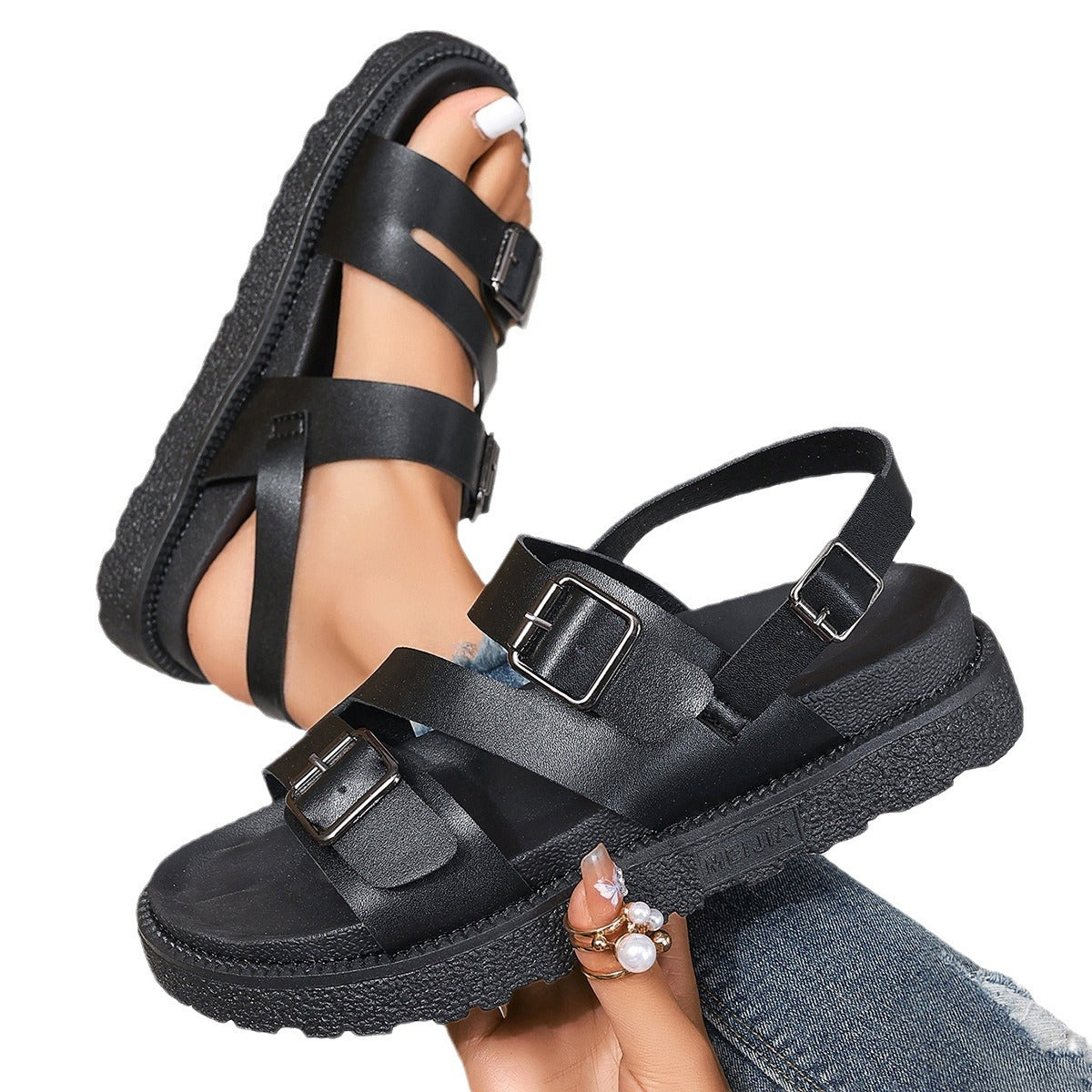 Cici Sandaler Dam - Elegant & Bekväm Slip-On Design för Varma Dagar