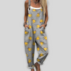 Zazalou™ - Elegant grå jumpsuit