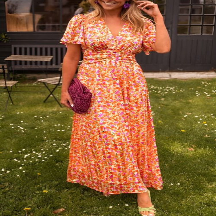 Felicia™ | Elegante Maxi-jurk med V-hals