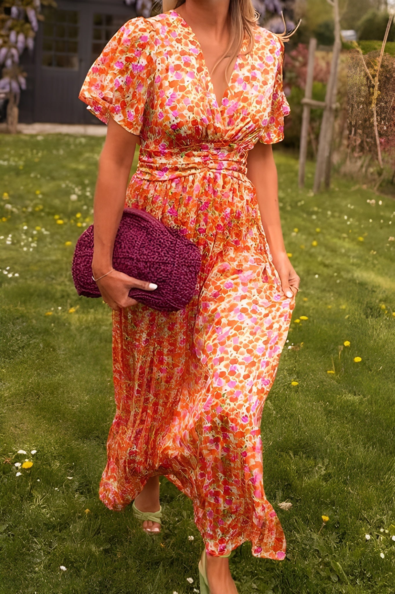 Felicia™ | Elegante Maxi-jurk med V-hals